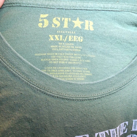 Patriotic Lady Liberty Tshirt by Five Star - Picture 4 of 4